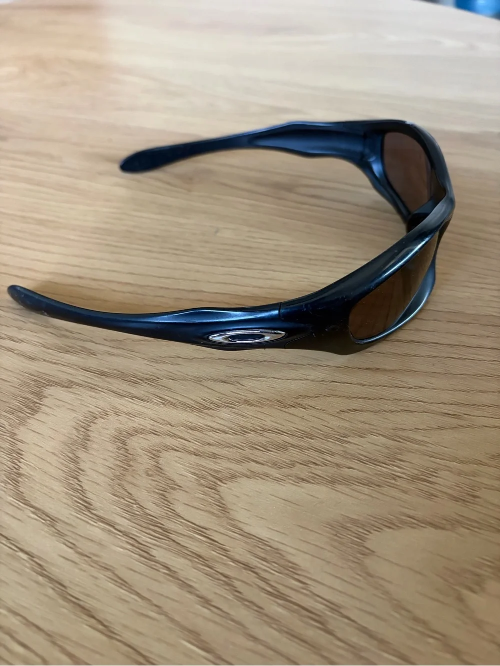 Oakley Monster Dog Vintage Matte Black Frame Sport Sunglasses Made in USA